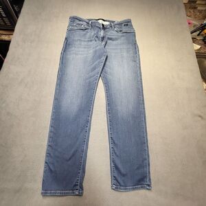 Mavi Jeans Men’s 34x31 Blue Marcus Slim Straight Distressed Stretch Denim